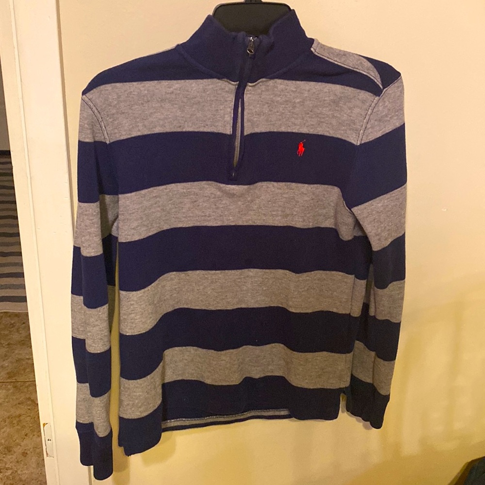 A Ralph Lauren Polo half zip jacket.